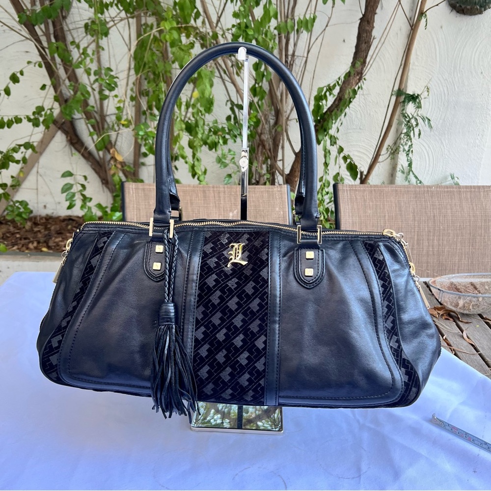 LAMB Imperia bag, black with gold accents - Picture 10 of 10
